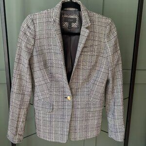 J.Crew Plaid Blazer. Sz 2. EUC